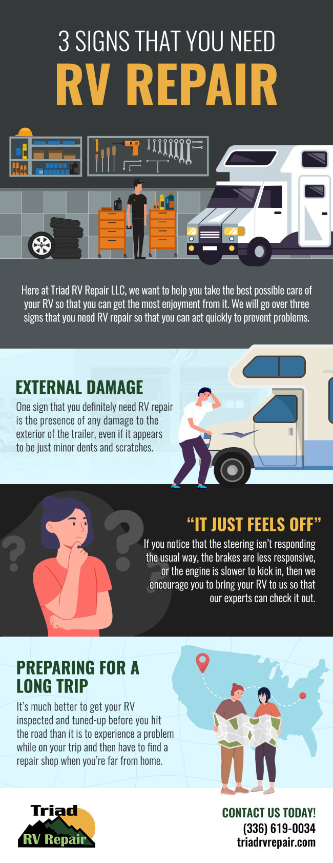 3 Signs that You Need RV Repair 